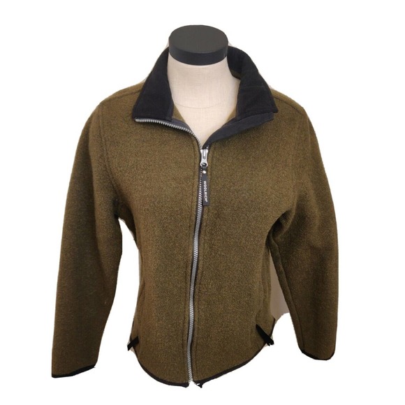Woolrich Jackets & Blazers - Woolrich Women's Wool Blend Jacket Size M Full Zip Green Colored